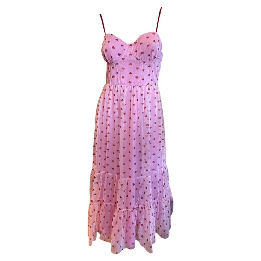 iconic betsey johnson heart dress size 8